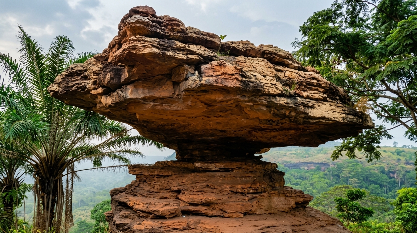 Umbrella-Rock-Tourist-attraction-Asiafo-Amanfro-Ghana