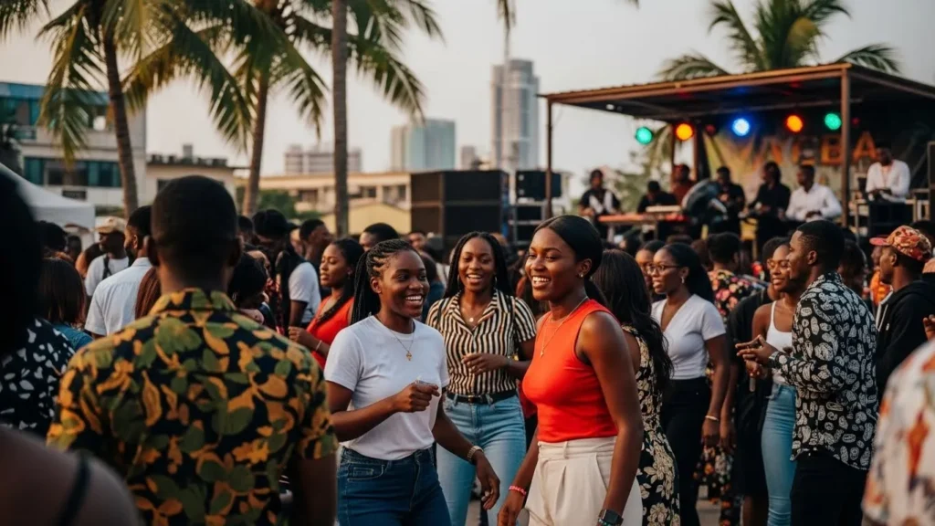 Accra during December in Ghana 202