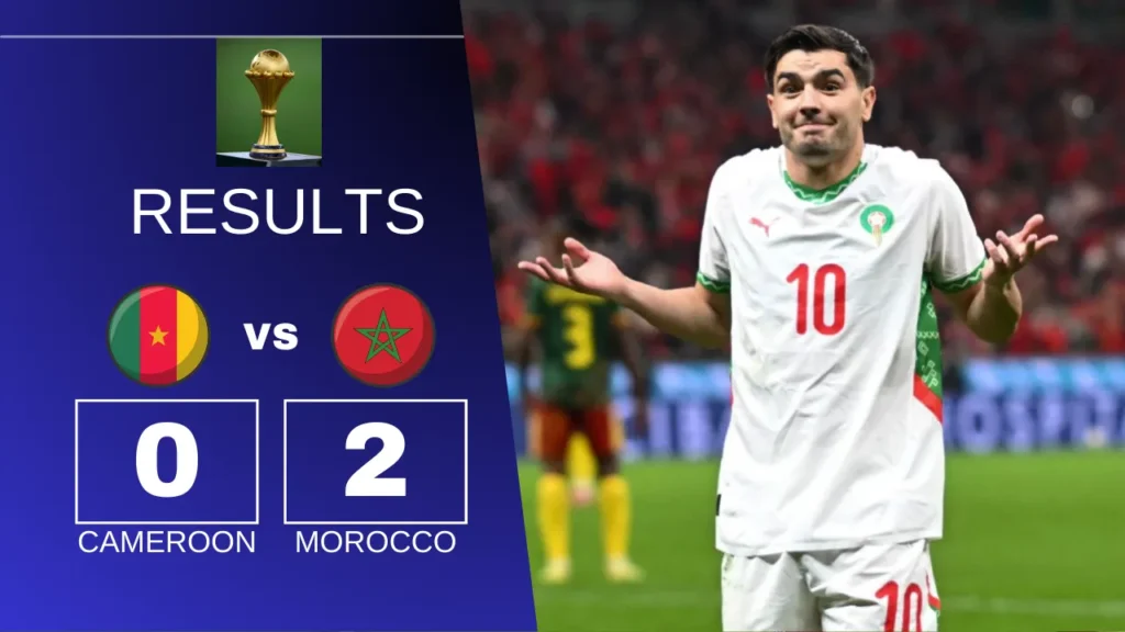 Morocco vs Cameroon - AFCON 2025