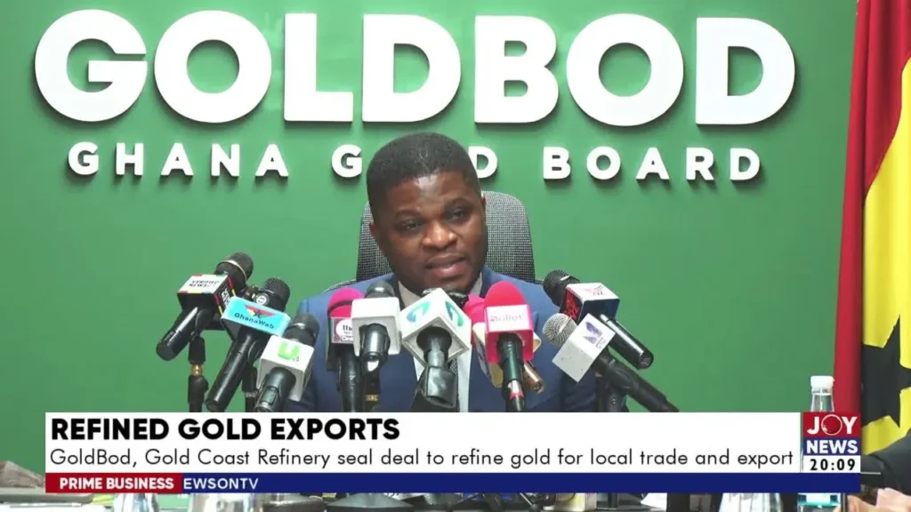 Gold Exports GoldBod, Gold Coast Refinery seal deal to refine gold for local trade and export