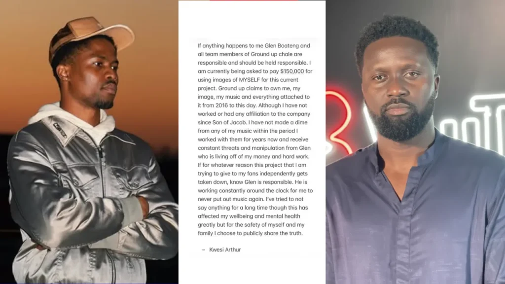 Kwesi Arthur Ground Up Chale Dispute