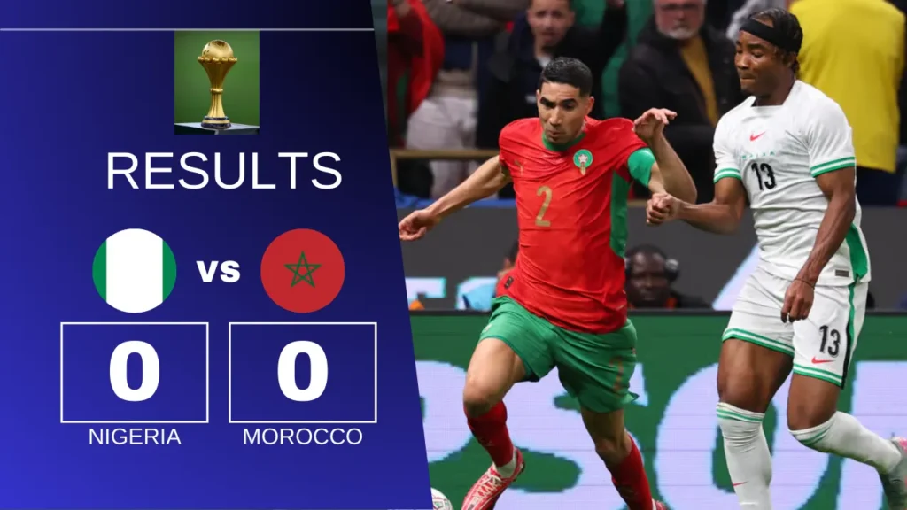 Afcon 2025 morocco vs nigeria