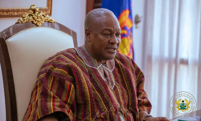 Mahama UK trip