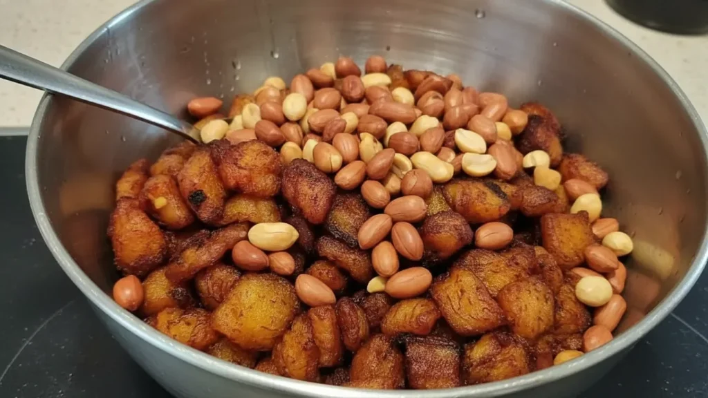 kelewele with groundnut