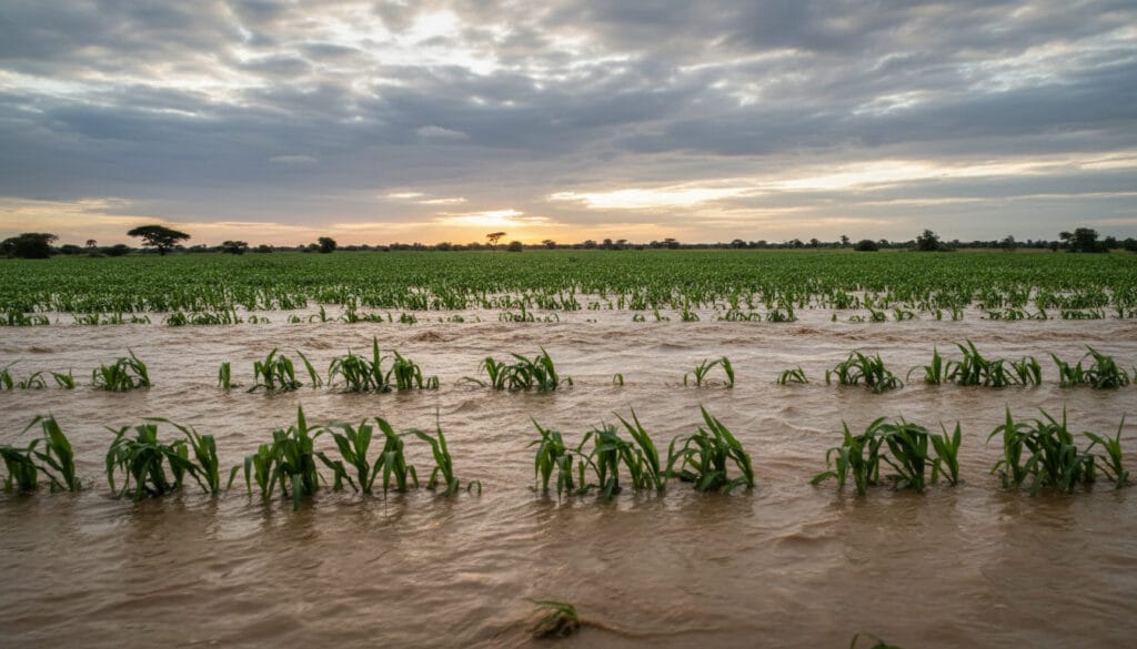 Ghana floods destroy farms